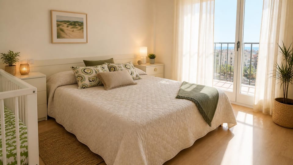 Photo of the whole room, Bedroom