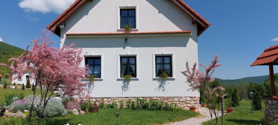 Property building, Spring, Garden view