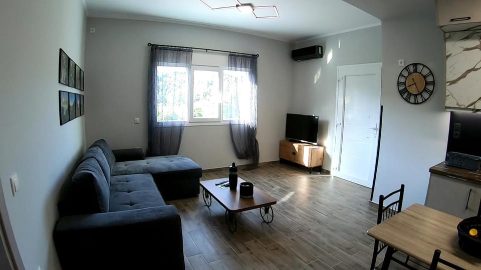 Living room, Seating area, air conditioner