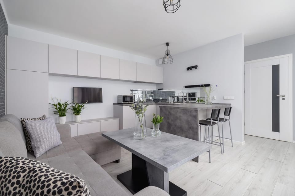 Kitchen or kitchenette, Living room, Seating area, Dining area, oven, stove