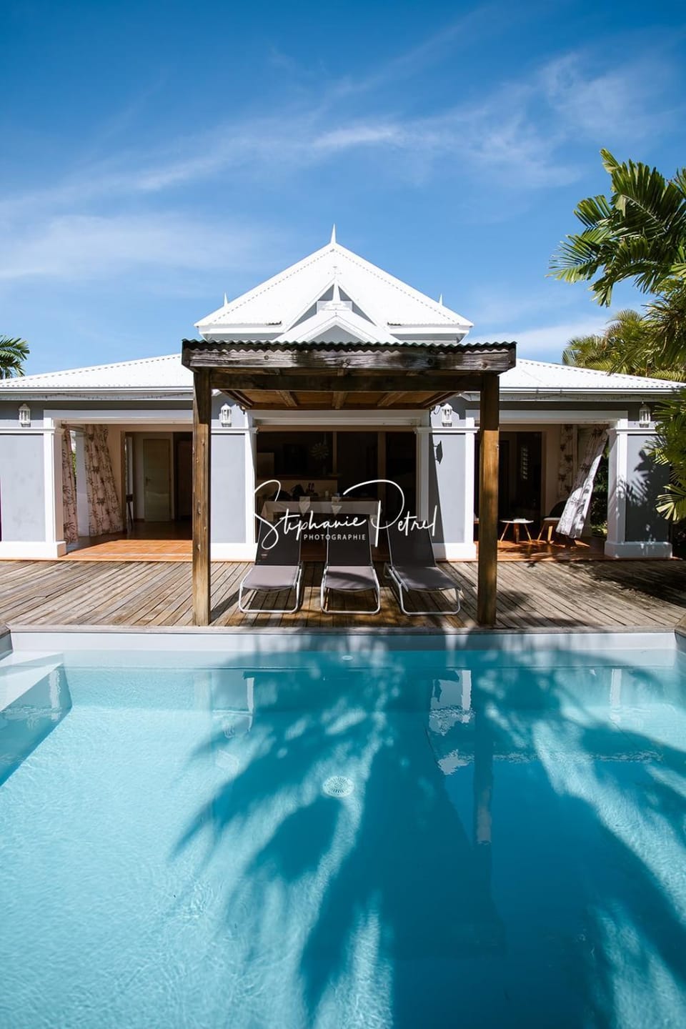 Villa DOUCEUR INDIGO pour 6, avec piscine et citerne à eau Villa in Grande-Terre, Guadeloupe