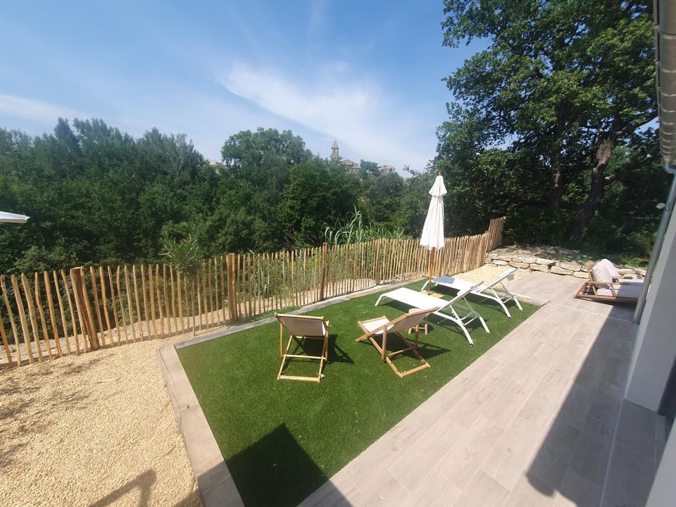 Natural landscape, Garden, sunbed