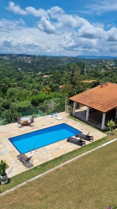 Chácara, próx a SP, com WI-FI e uma vista incrível House in State of São Paulo