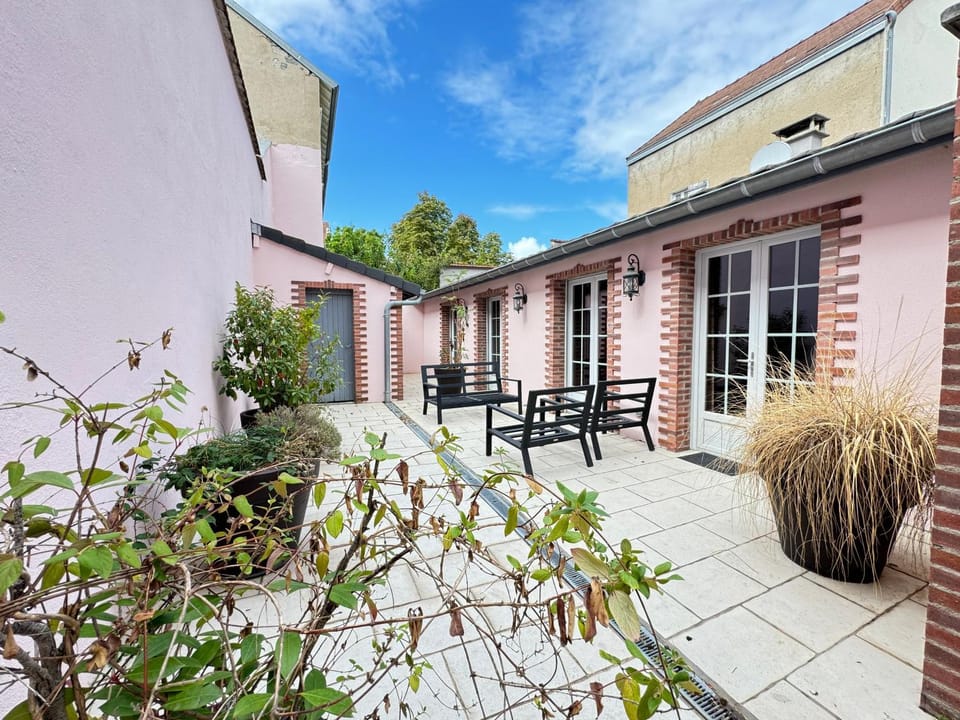 Patio, Spring, Day, Garden, Garden view