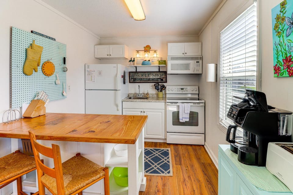 Oak Island Condo w/ Ocean View: Steps to Beach! House in Oak Island