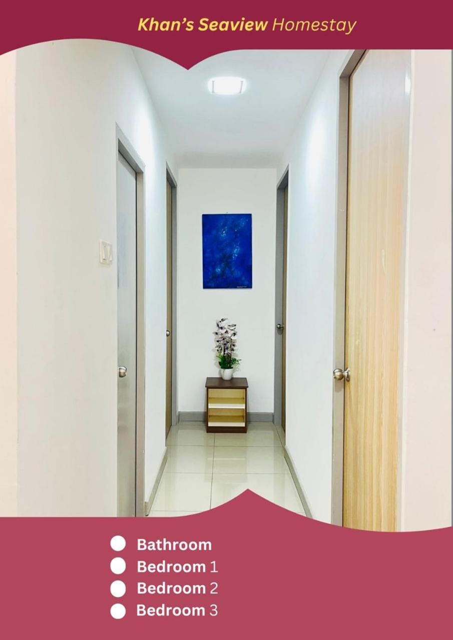 Khan's Seaview Homestay at Pangsapuri Ladang Tanjung - near KTCC & Drawbridge - Apartment in Terengganu, Malaysia