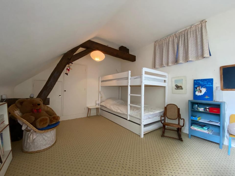Bed, Photo of the whole room, Bedroom, bunk bed