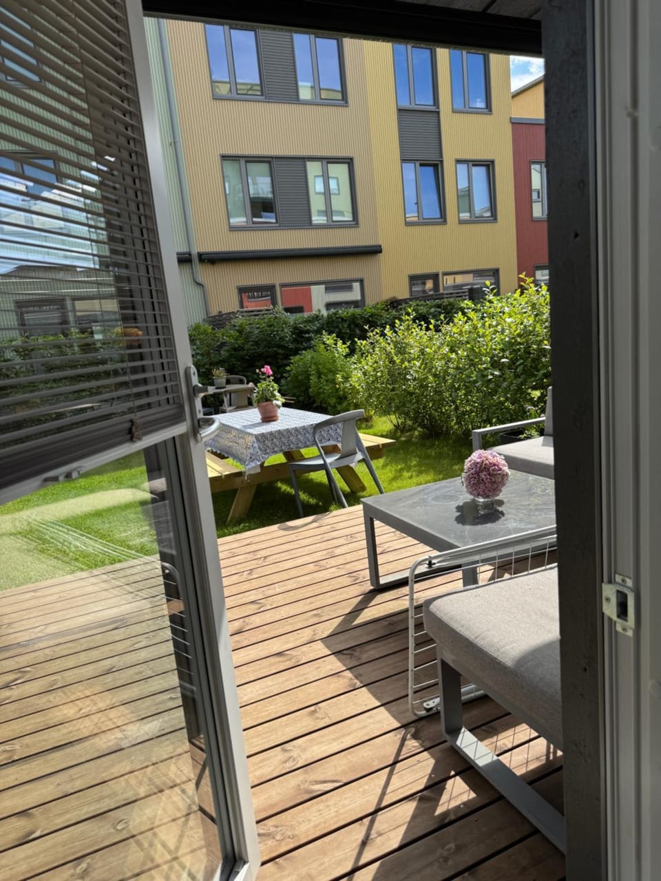Balcony/Terrace, Seating area, Garden view