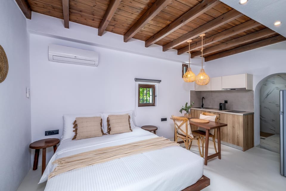 Bed, Kitchen or kitchenette, Bedroom, air conditioner