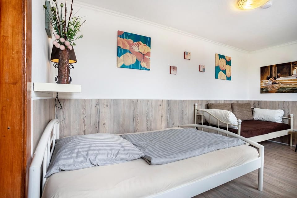 Property building, Living room, Bedroom