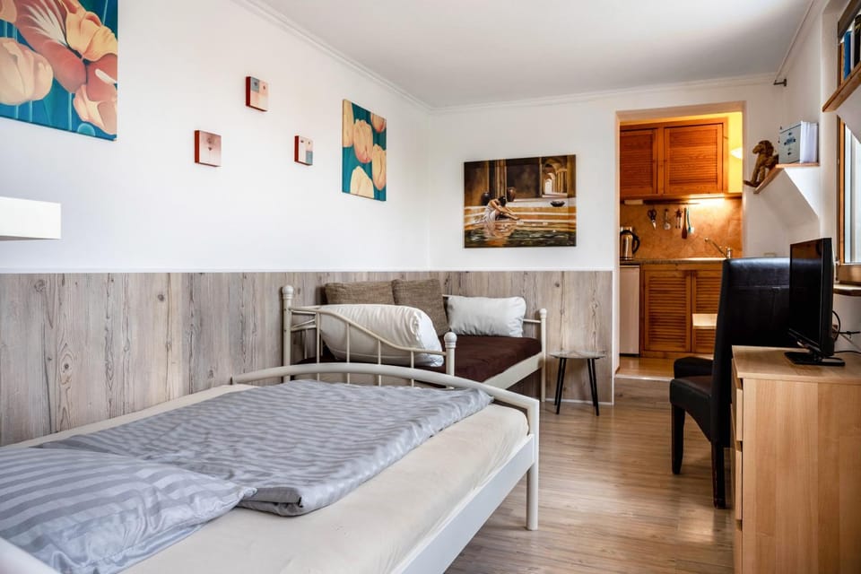 Property building, Living room, Bedroom