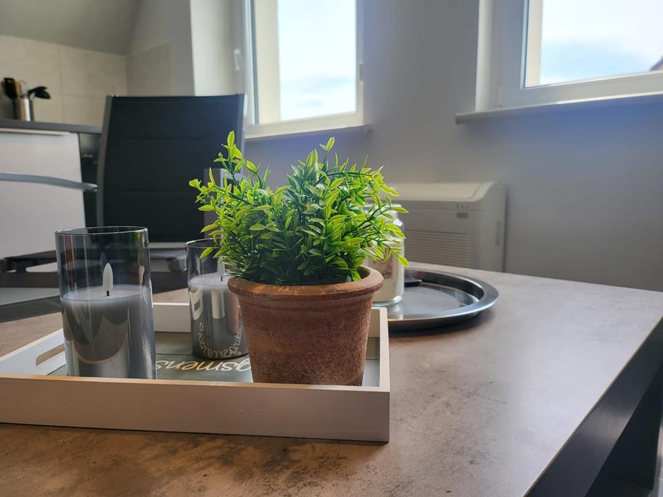 City Lounge an der Feuerwache mit Außenbereich mit Klimaanlage Apartment in Saxony-Anhalt, Germany