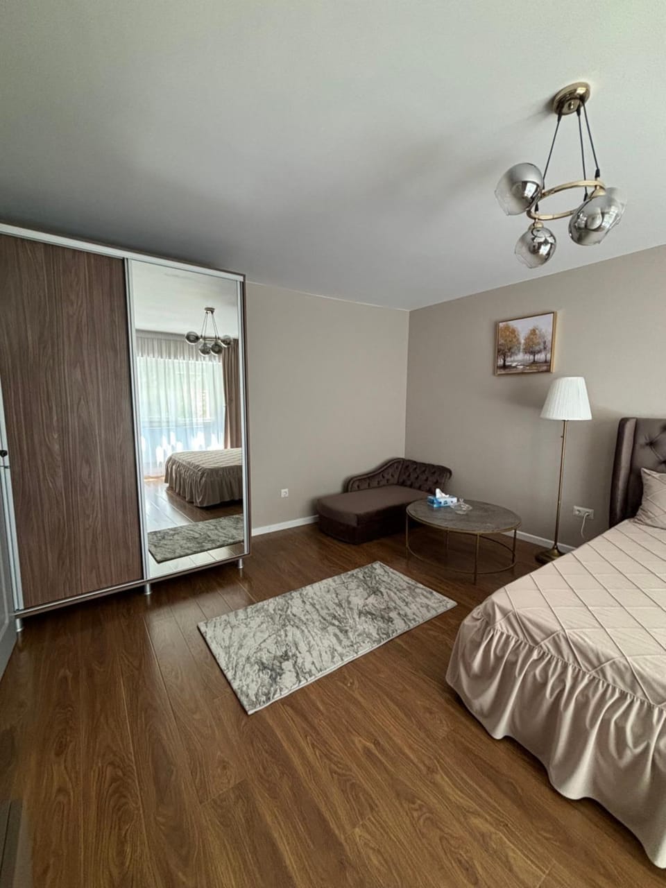 Bed, Photo of the whole room, Bedroom, wardrobe