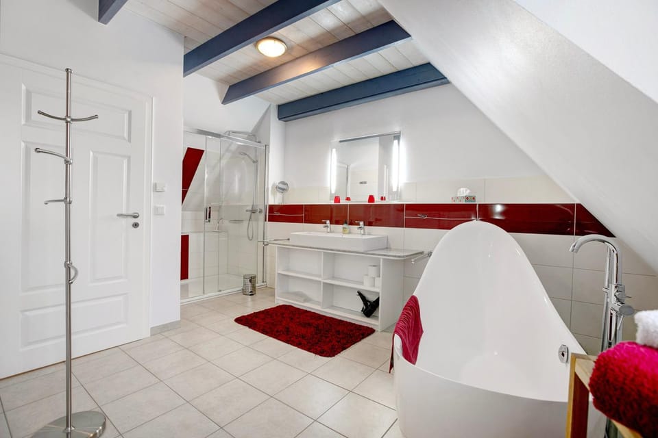 Property building, Bathroom, Living room