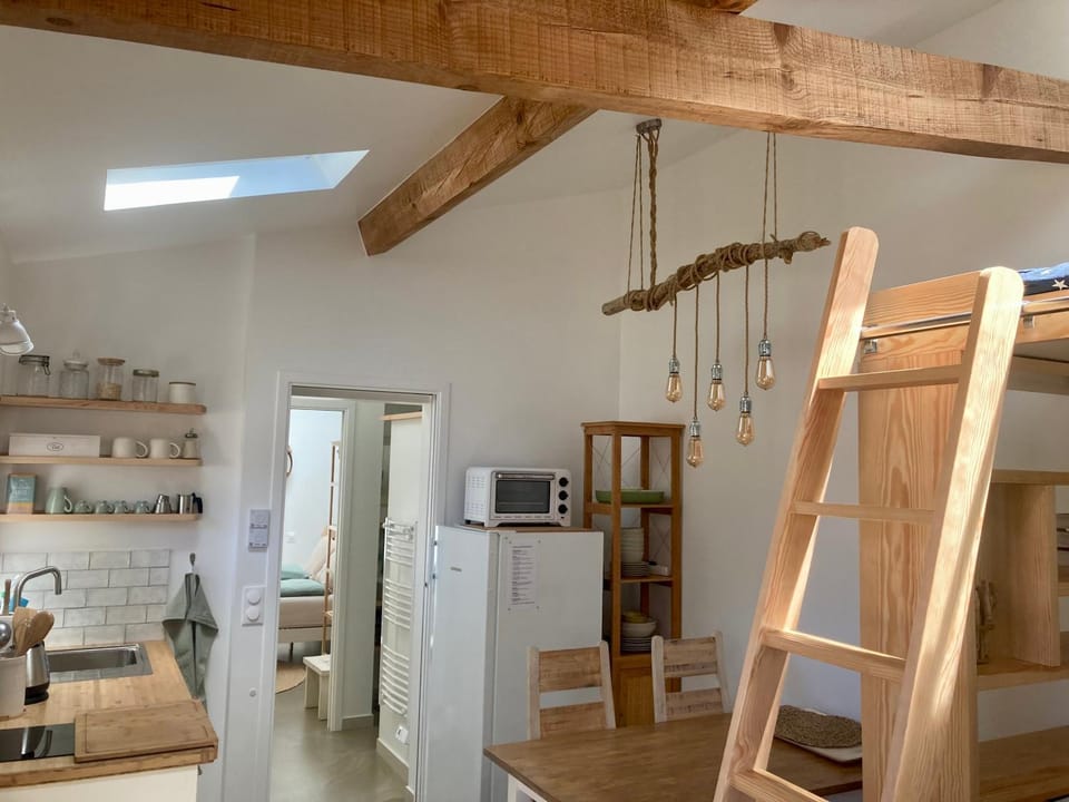 Kitchen or kitchenette, Dining area, oven