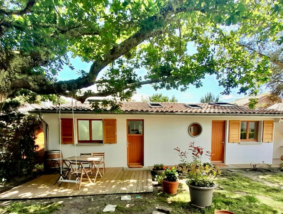 Property building, Garden, Dining area