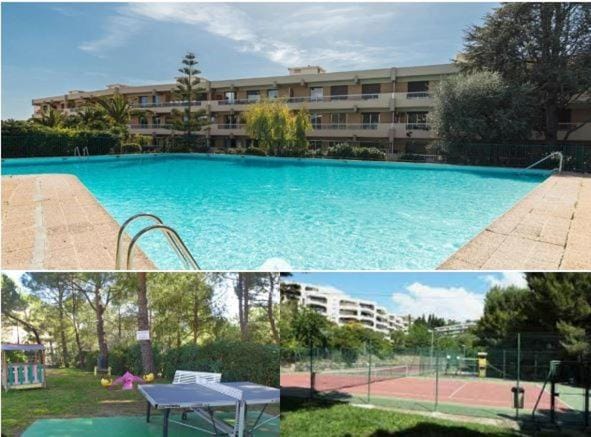 Table tennis, Tennis court, Swimming pool