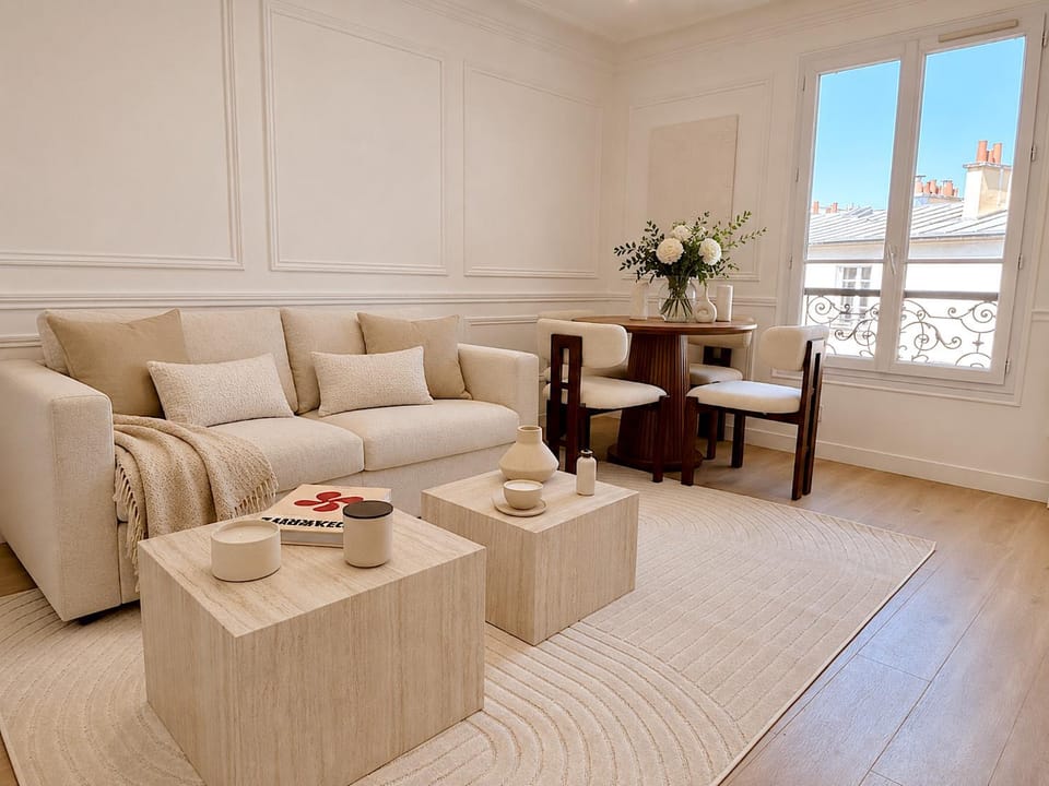 Living room, Dining area
