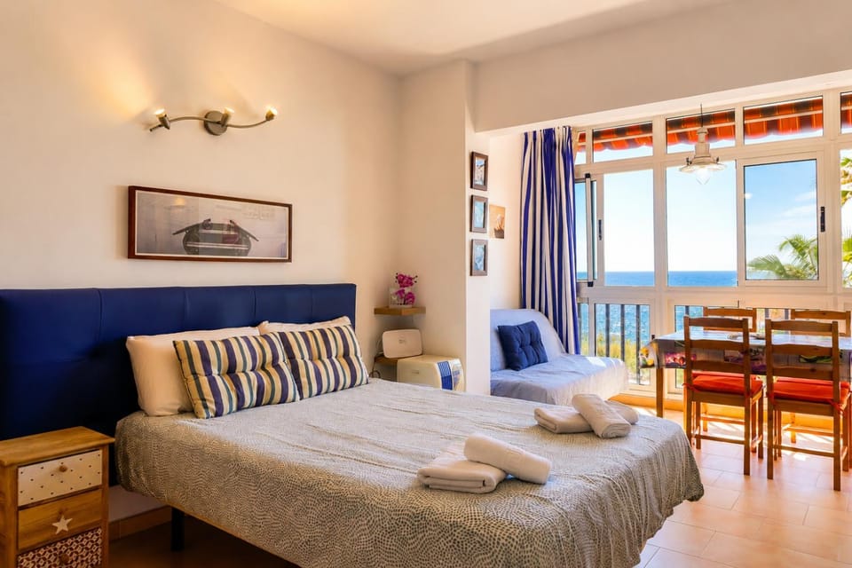 Bed, View (from property/room), Living room