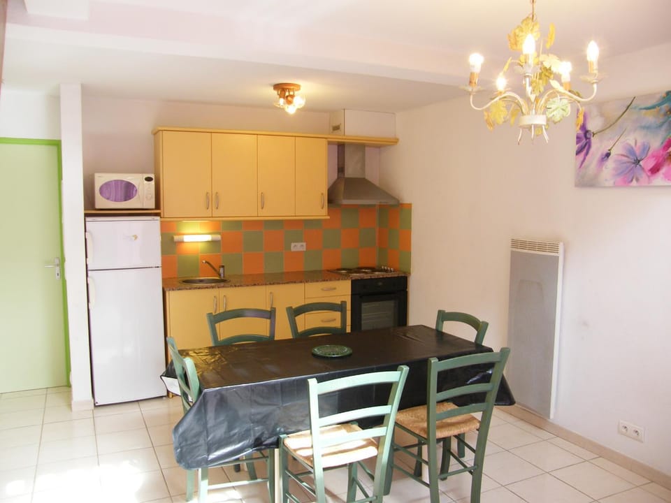 Kitchen or kitchenette, Dining area, oven, stove