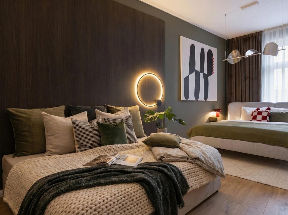 Bed, Bedroom