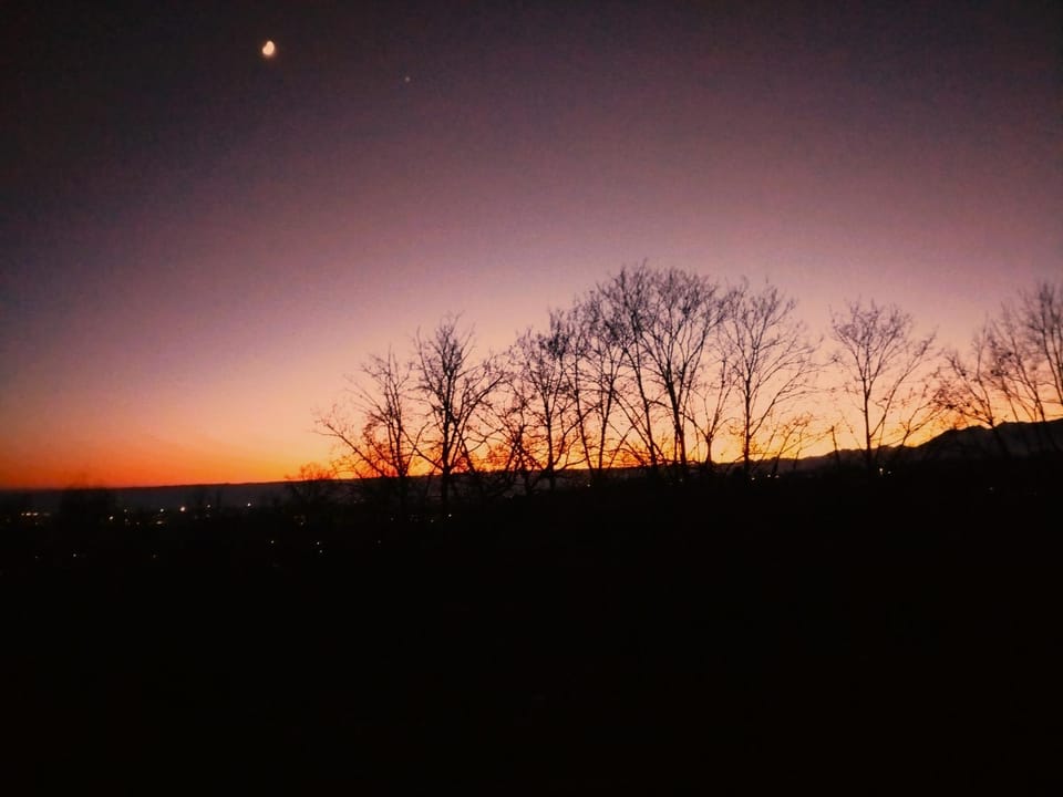 Natural landscape, Sunset