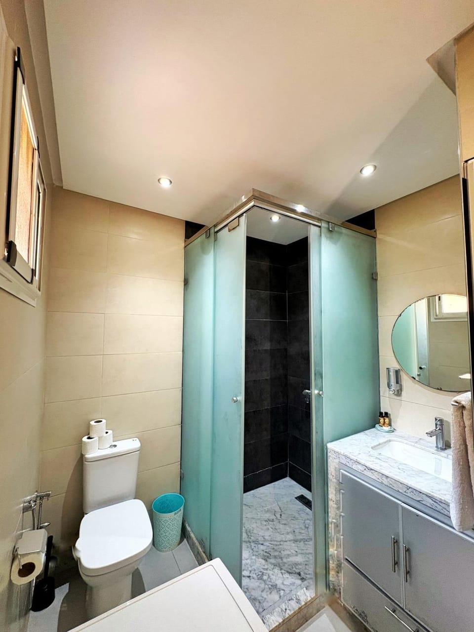 Shower, Toilet, Bathroom, towels