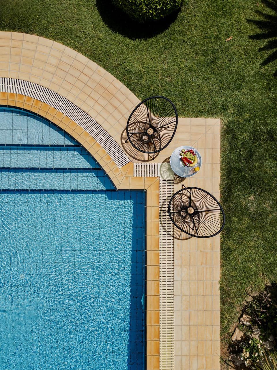 Bird's eye view, Swimming pool