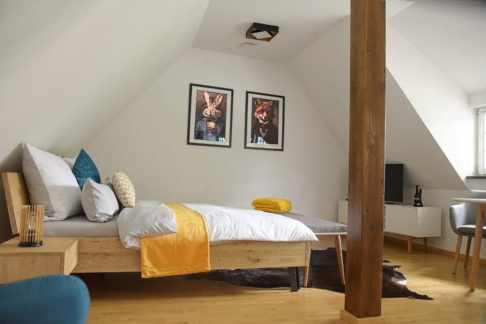 Bed, TV and multimedia