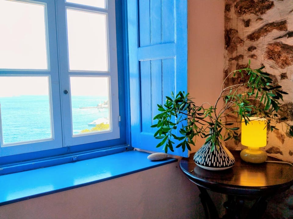 Decorative detail, Seating area, Sea view