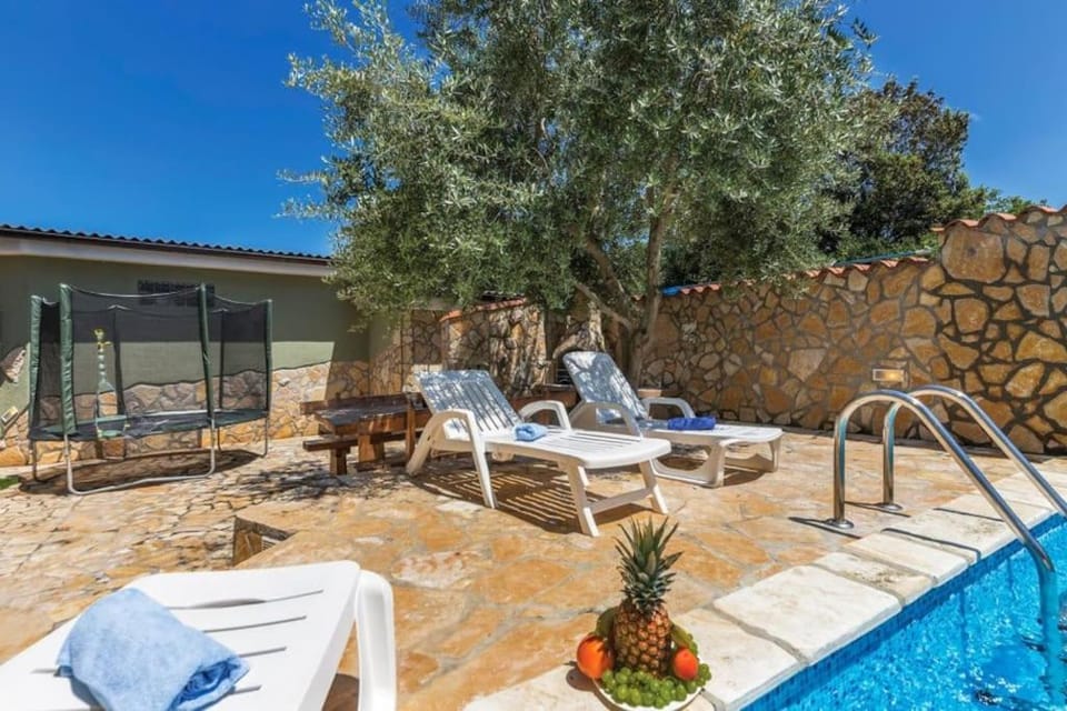 Patio, Day, Summer, Children play ground, Pool view, Swimming pool, sunbed