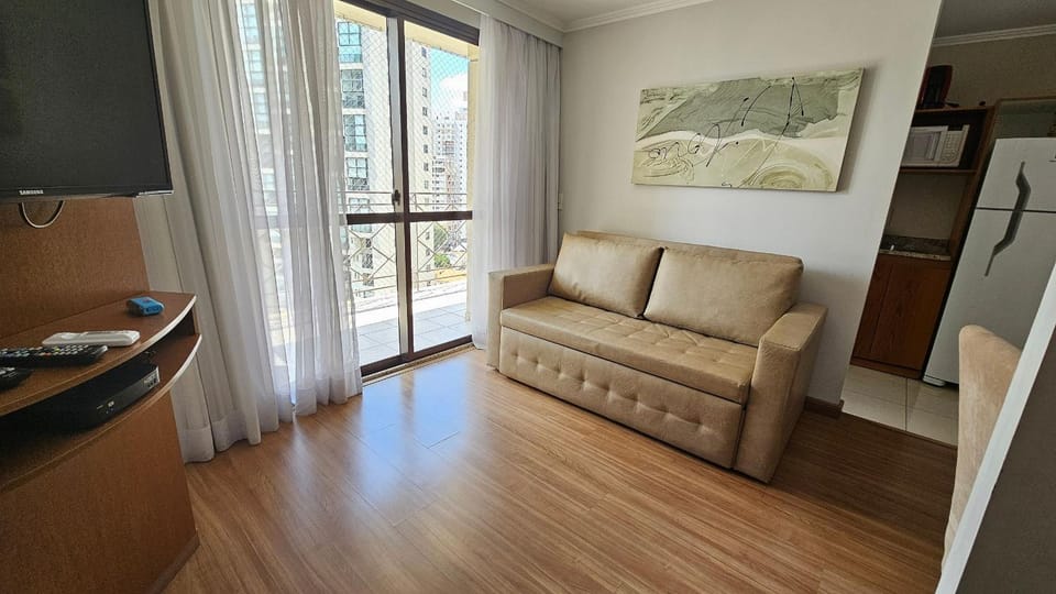 Apart/Hotel Com dois quartos Bairro Vila Olimpia Apartment in Sao Paulo City