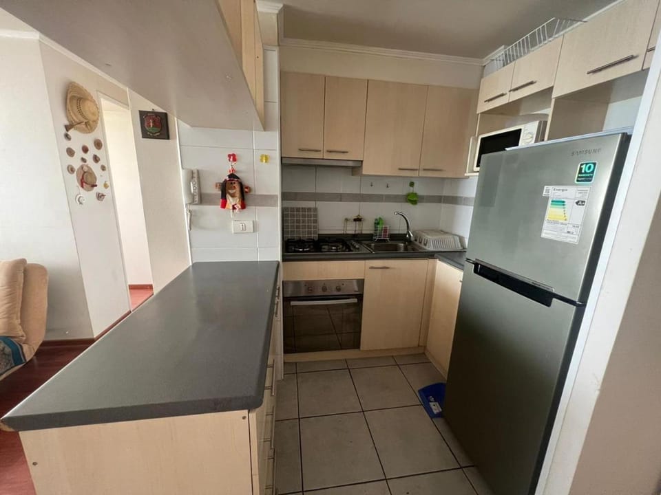 Kitchen or kitchenette, oven, stove
