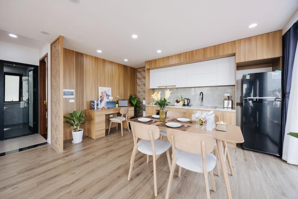 Kitchen or kitchenette, Living room, Seating area, Dining area, dishwasher, oven, stove