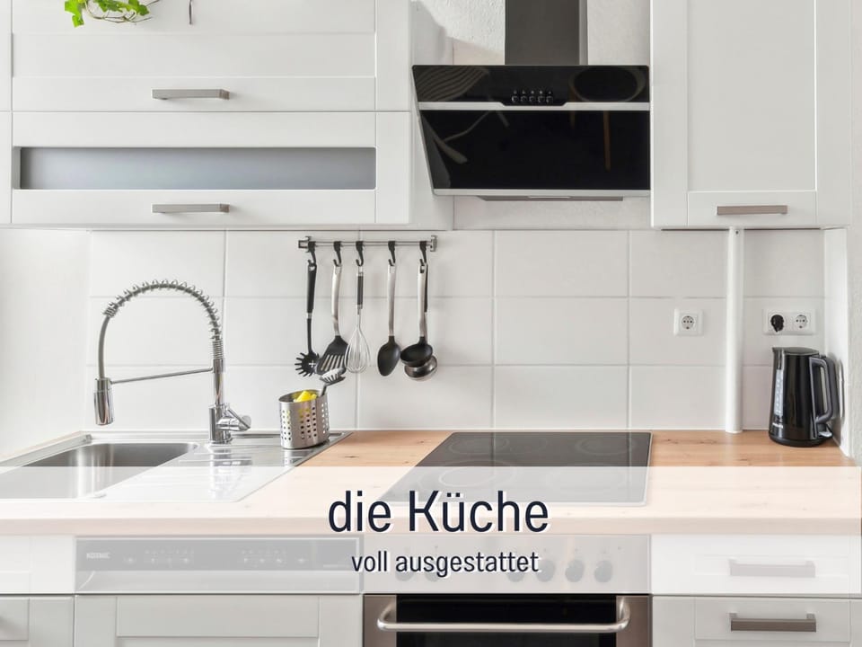 Kitchen or kitchenette, stove, kitchen