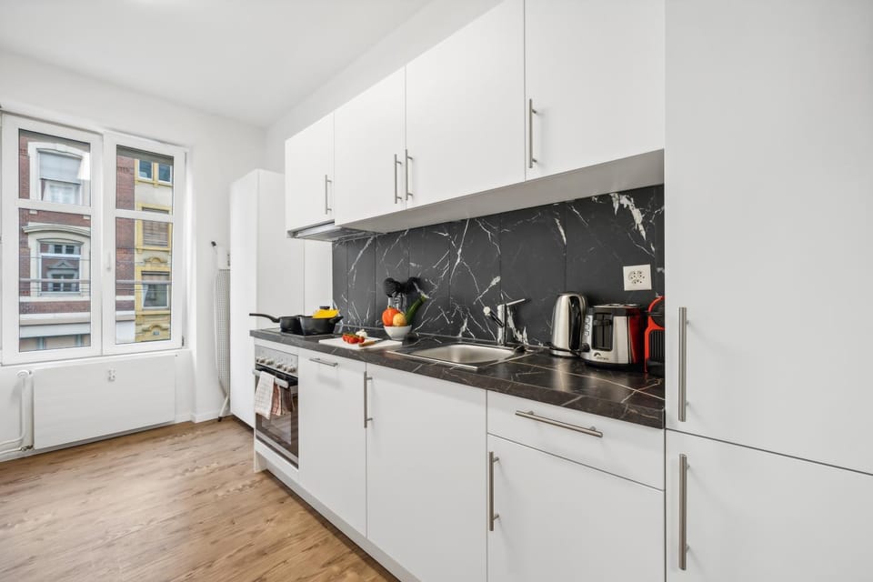 oven, stove, toaster, kitchen, kitchen