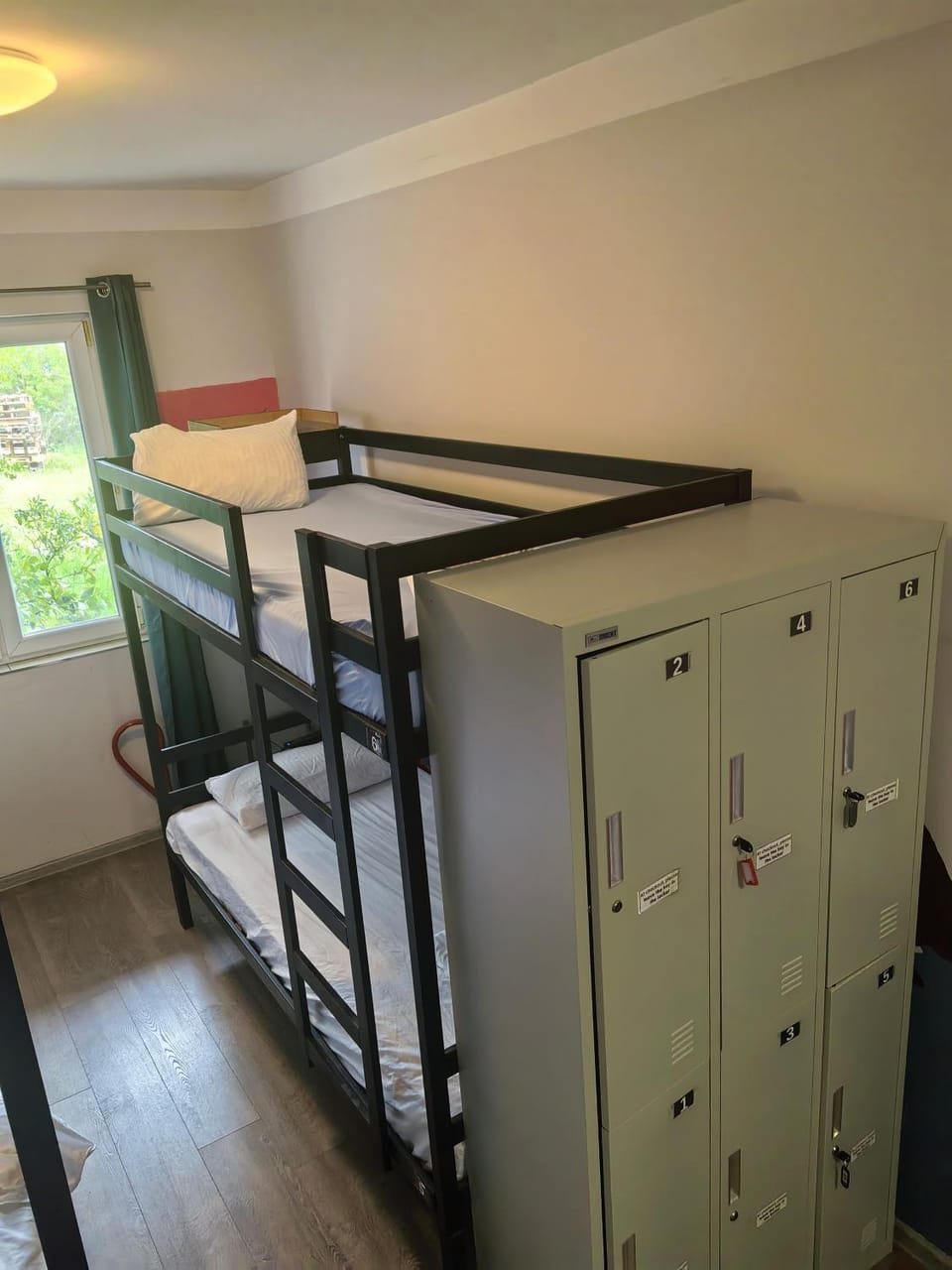 Bed, Photo of the whole room, Bedroom, bunk bed, wardrobe