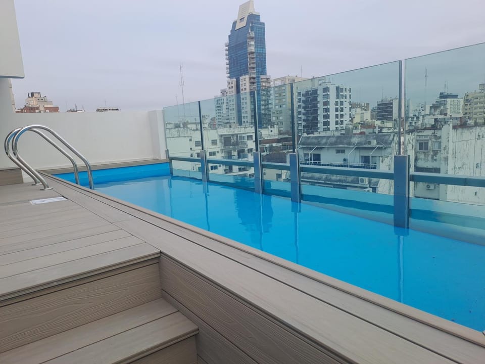 Balcony/Terrace, Pool view, Swimming pool