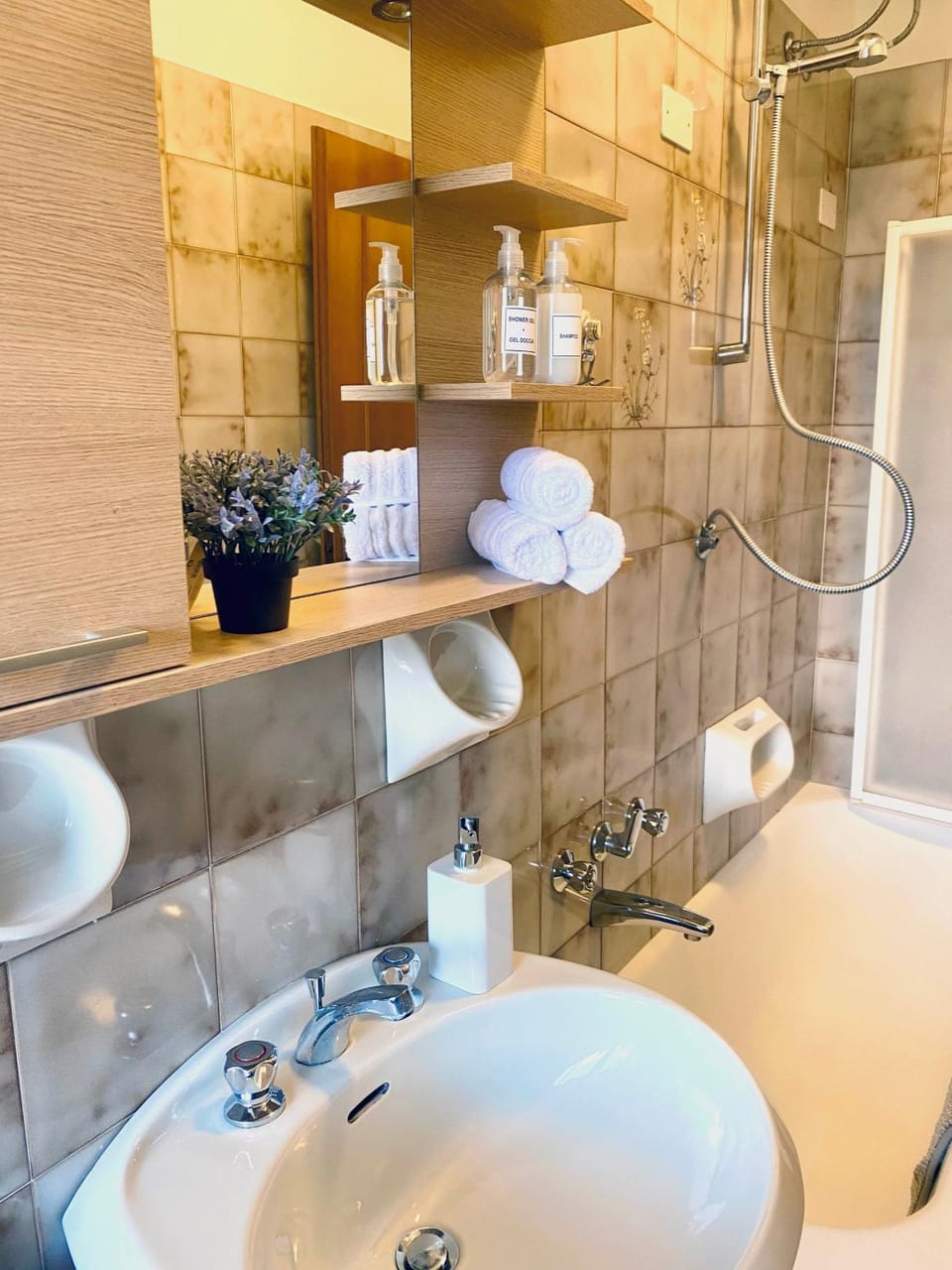 Shower, Bathroom, towels