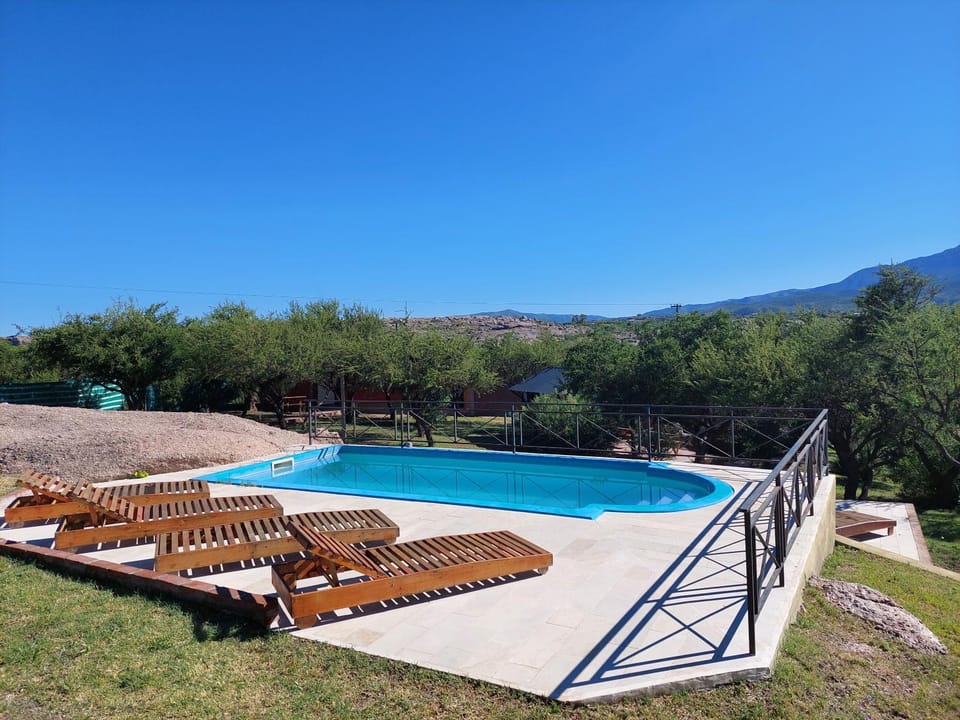 Pool view, Swimming pool, sunbed
