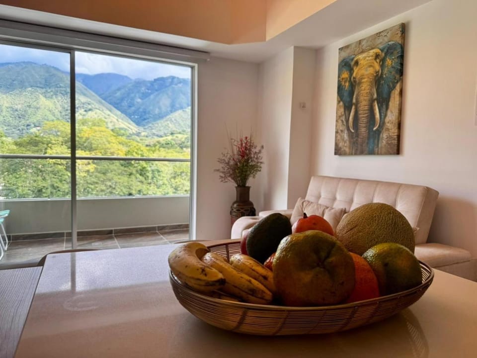 Natural landscape, Living room, Food and drinks, Mountain view