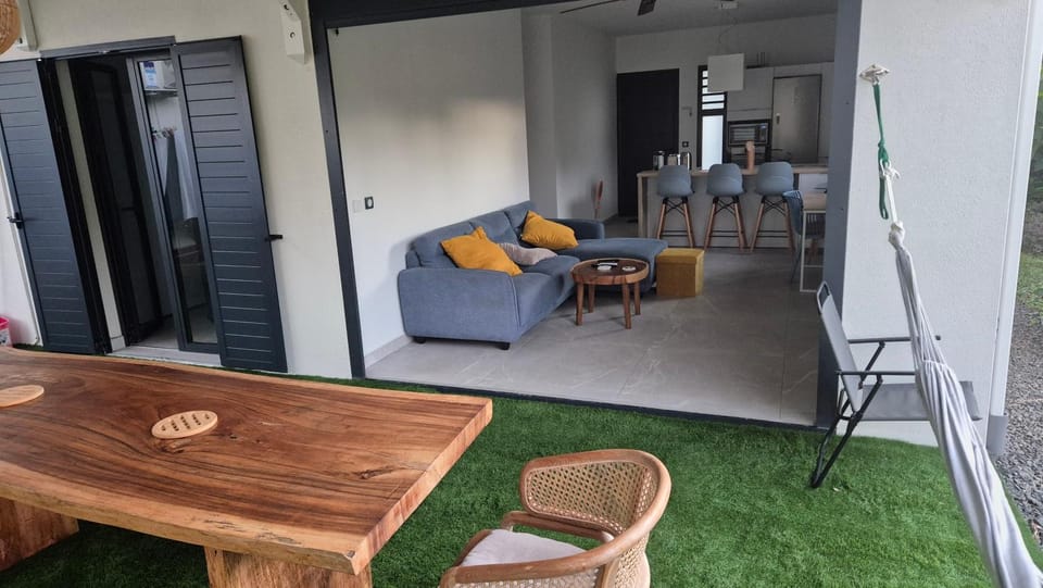 Patio, Living room, Dining area