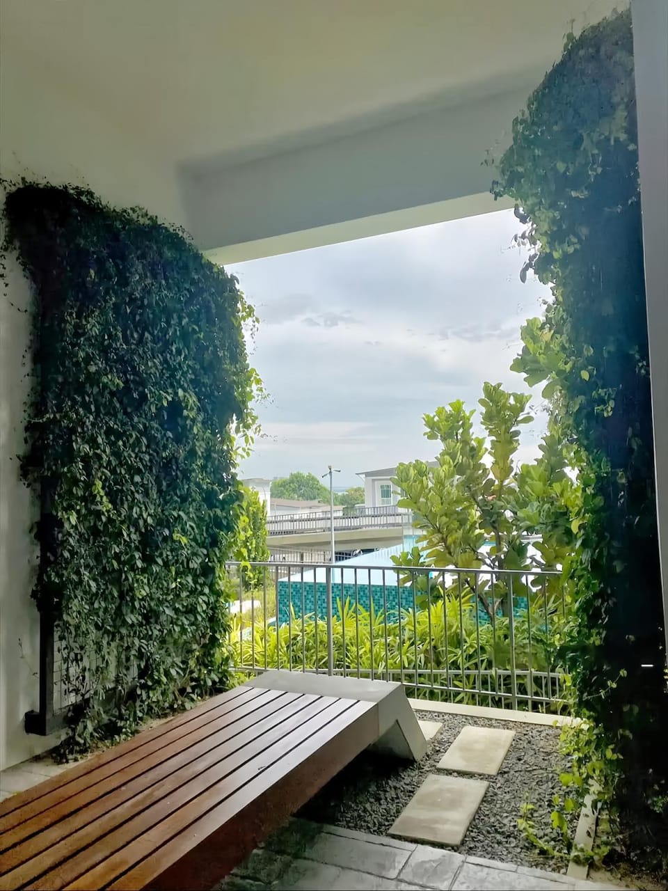 Garden, Balcony/Terrace, Pool view, furniture