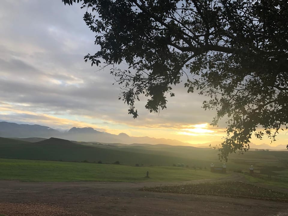 Natural landscape, Mountain view, Sunrise