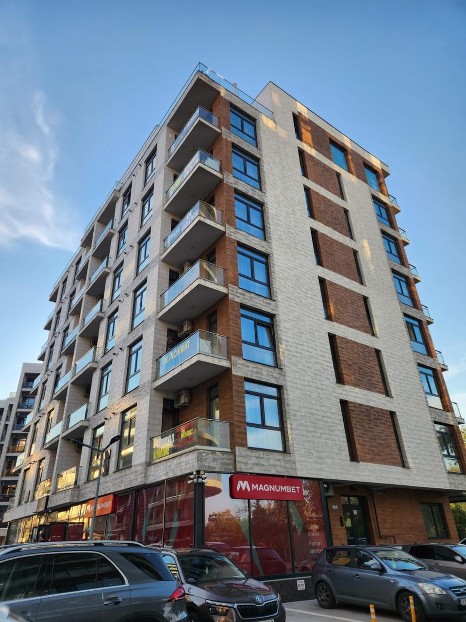 Property building, Day, City view, Street view, Location, Parking