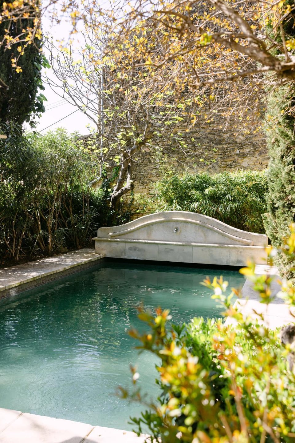 Natural landscape, Garden, Pool view, Swimming pool
