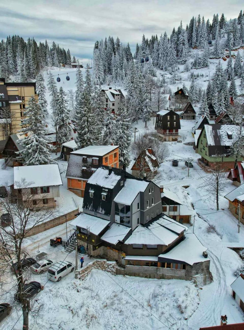 Bird's eye view, Mountain view