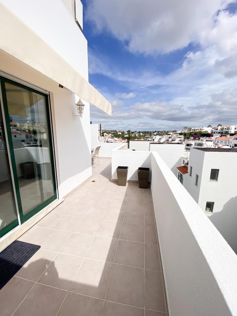 Property building, Patio, View (from property/room), Balcony/Terrace, City view