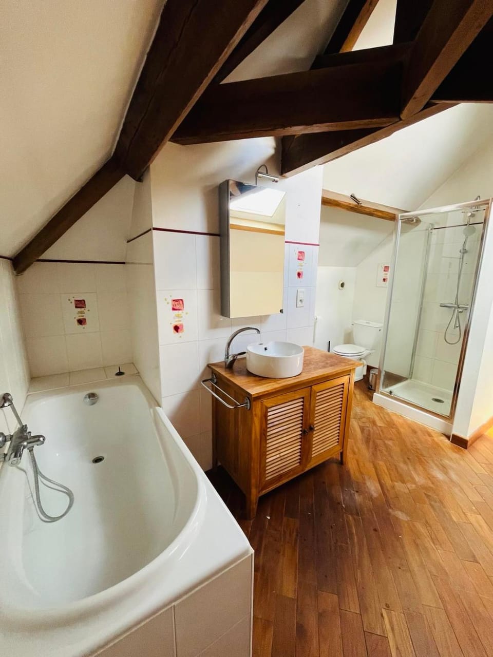 Shower, Bathroom, Bath, towels