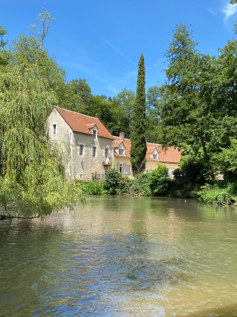 Property building, Day, Natural landscape, River view